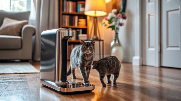 Top 5 modèles de distributeurs automatiques pour chats efficaces